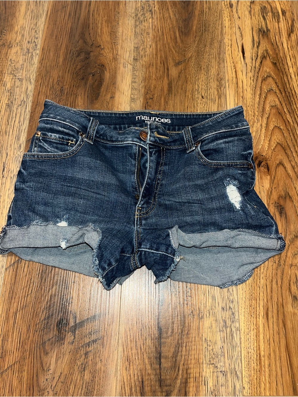 Maurices Dark Wash Denim Shorts